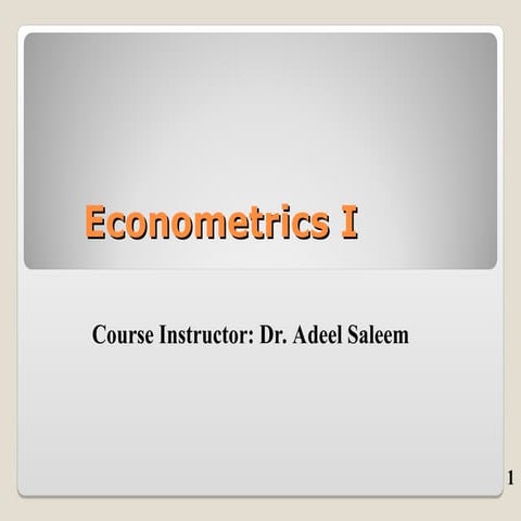 1603943532-lecturer-1.ppt explained byDr. Adeel Saleem
