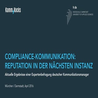 Compliance Studie