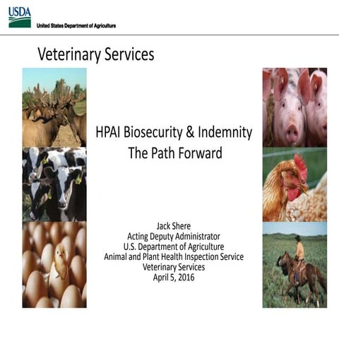 Dr. Jack Shere - Highly Pathogenic Avian Influenza Biosecurity & Indemnity – ...
