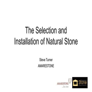 4 Keys To Stone Selection | PPT