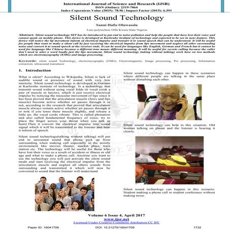 Silent Sound Technology