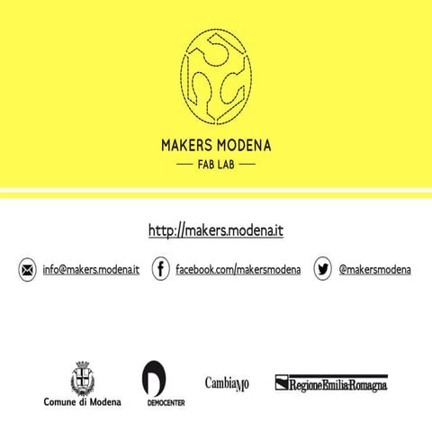 Presentazione Makers Modena Fab Lab | PDF
