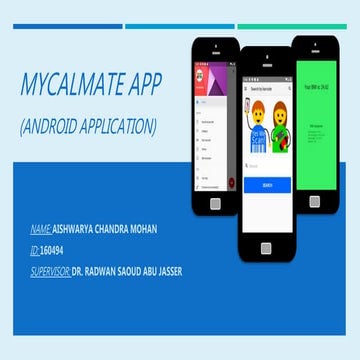 MyCalMate Android App_Project Presentation