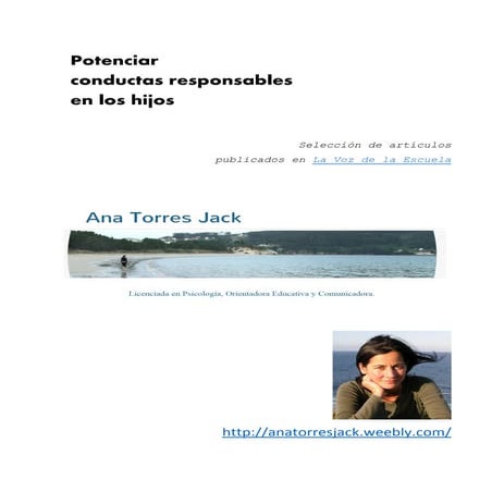 Potenciar conductas responsables en los hijos