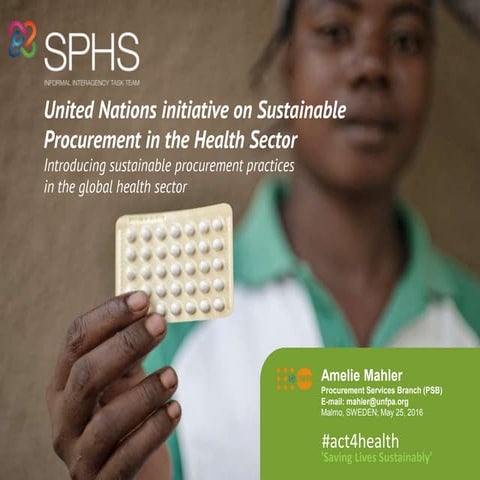 SPHS at the Malmo Sustainable Procurement Workshop 