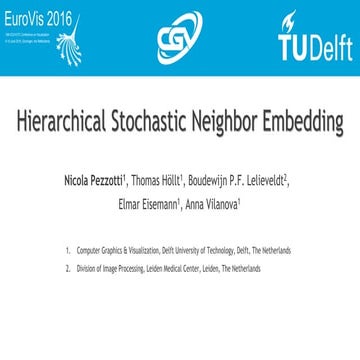Hierarchical Stochastic Neighbor Embedding
