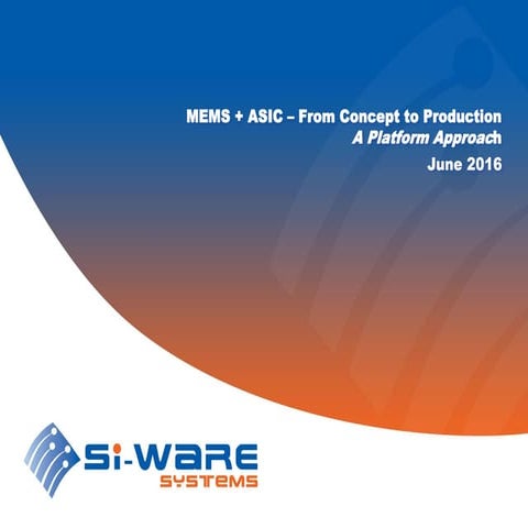 ASICs Development for MEMS Applications: A Platform Approach