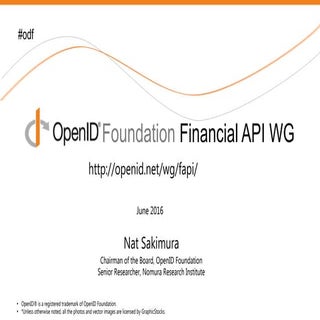 OpenID Foundation Foundation Financ...