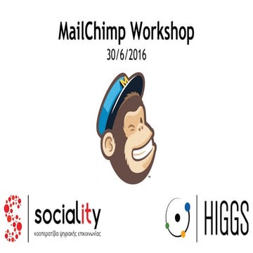 MailChimp Guide - How to schedule social media posts | PPTX