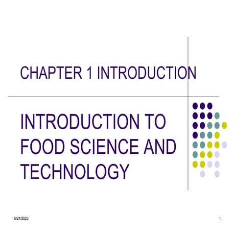 Food technology | PPTX
