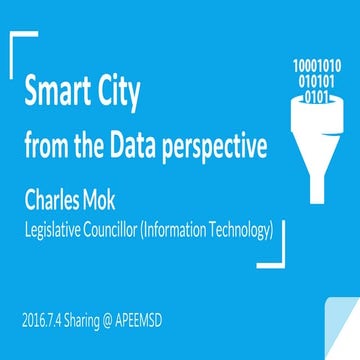 Smart City from the Data Perspective