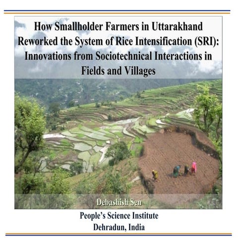 1608 - How farmers in Uttarakhand reworked the System of Rice Intensification...