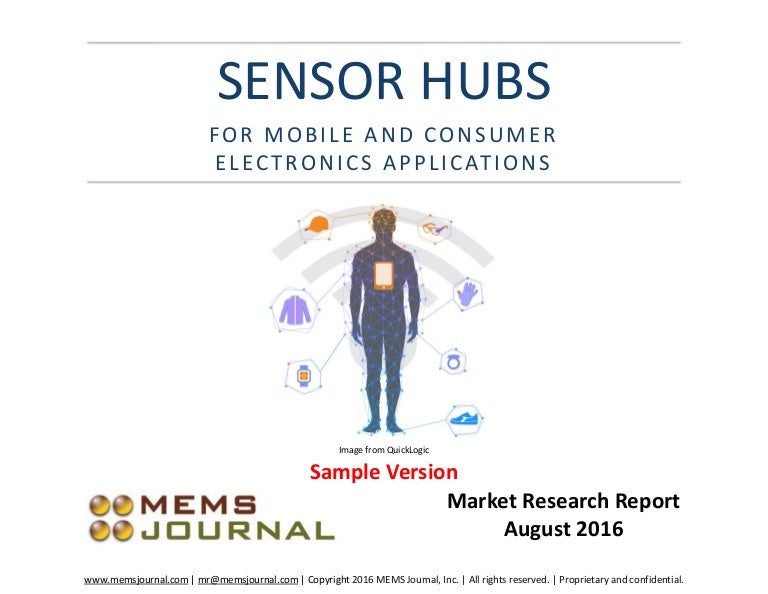 Sensor Hubs for Mobile and Consumer Electronics Applications