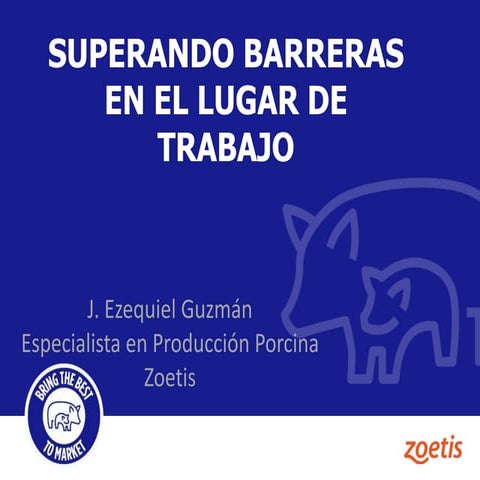 J. Ezequiel Guzman - Superando Barreras En El Lugar De Trabajo - Overcoming B...