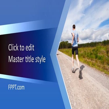 Template 1 running sport for training exercise | PPTX