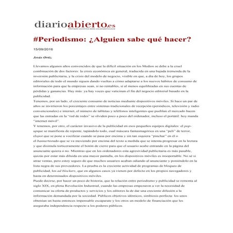 Diario Abierto-Jesús Ortiz