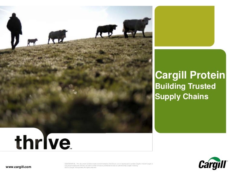 Ms Nicole Johnson Hoffman Cargill Protein Building Trusted Supply