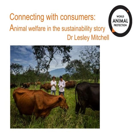 Dr. Lesley Mitchell - Connecting with consumers: Animal welfare in the sustai...