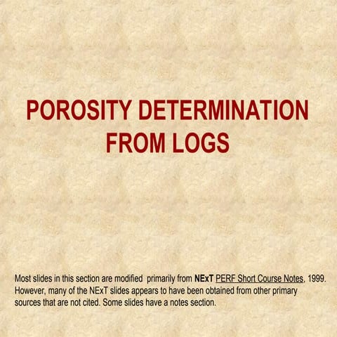 Maysam Janadeleh6030 POROSITY LOGS FIELD.ppt