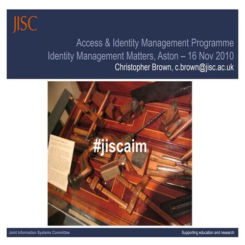JISC's AIM programme