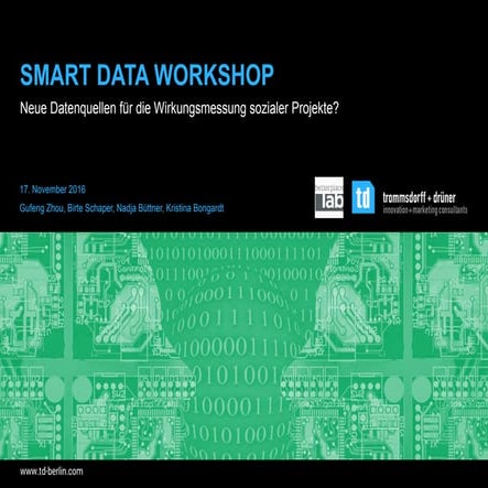 Smart Data Workshop