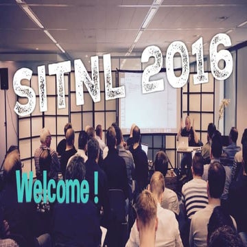 Opening slides | sitNL 2016