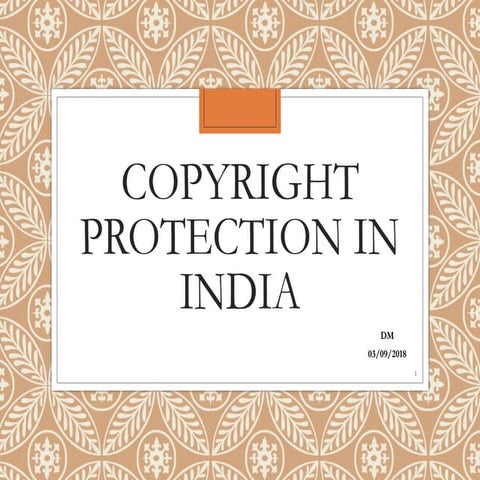 Copyright (presentation) | PDF