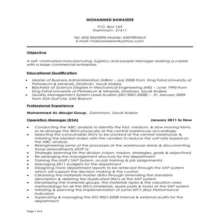 Machine Readable ATS resume - Afrasiab Khan | DOCX