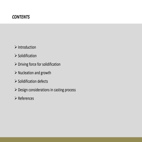 Solidification | PDF