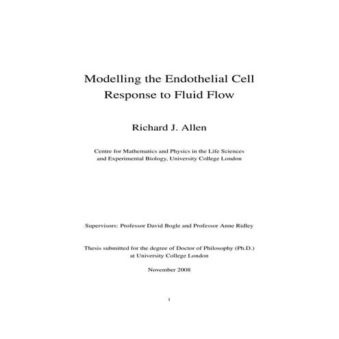 Richard Allen Thesis