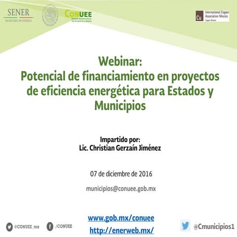 Potencial de Financiamiento en Proyectos de Eficiencia Energética para Estado...