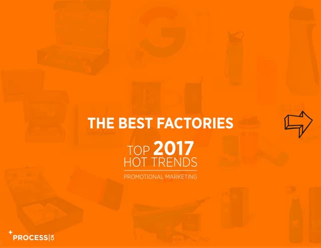 Top 2017 Hot Trends (Promotional Products)