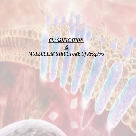 Types of receptors | PPTX