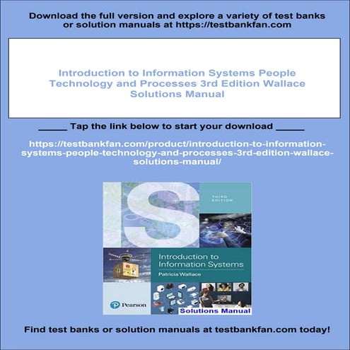 Introduction to Information Systems People Technology and Processes 3rd ...