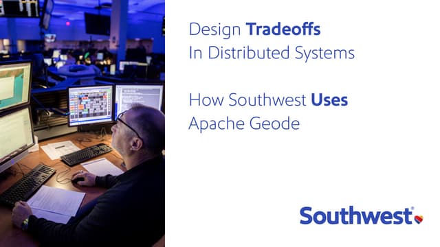 #GeodeSummit - Design Tradeoffs in Distributed Systems