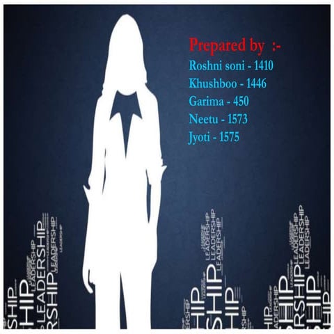 Rise of women in leadership