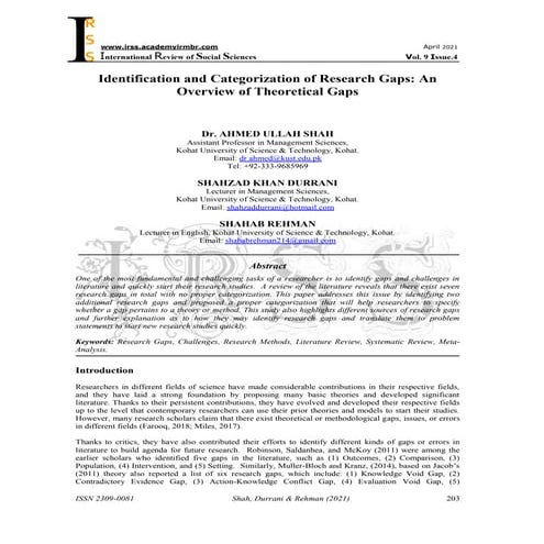 research gap research gap research gap research gap