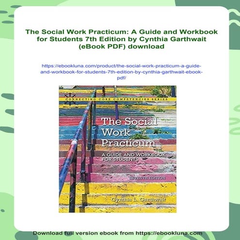 The Social Work Practicum: A Guide and Workbook for Students 7th Edition by C...