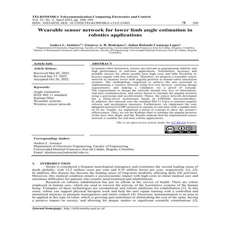 Wearable motion tracking for clinical gait analysis | PDF