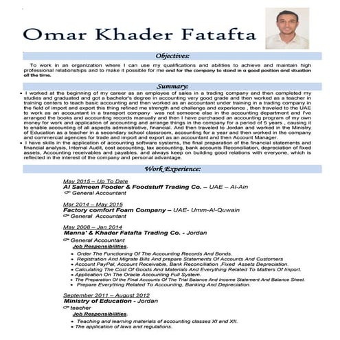 Omar's CV.