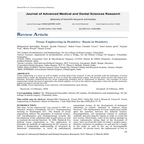 162nd publication  jamdsr- 3rd name