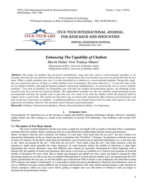 Enhancing The Capability of Chatbots