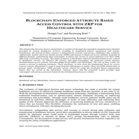 Blockchain Enforced Attribute based Access Control with ZKP for ...