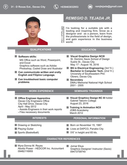 RESUME - JOB CHARLES VERGEL P | DOCX