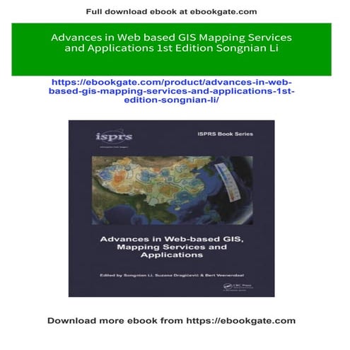 PDF Advances in Web based GIS Mapping Services and Applications 1st Edition S...