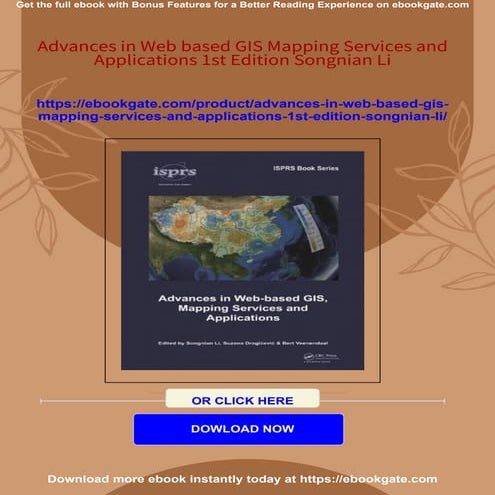 Advances in Web based GIS Mapping Services and Applications 1st Edition ...