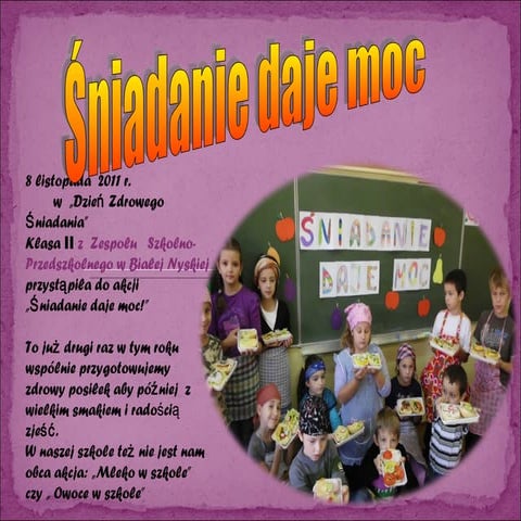 Śniadanie Daje Moc | PPT