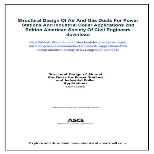 Structural Design Of Air And Gas Ducts For Power Stations And ...