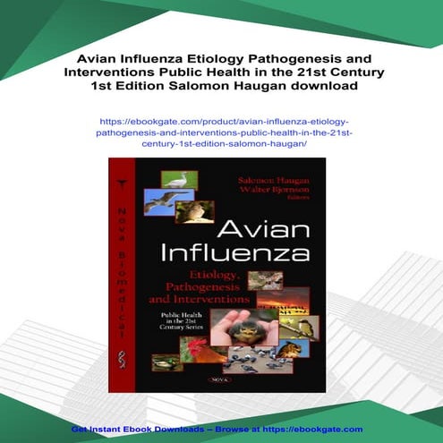 Avian Influenza Etiology Pathogenesis and Interventions Public Health ...