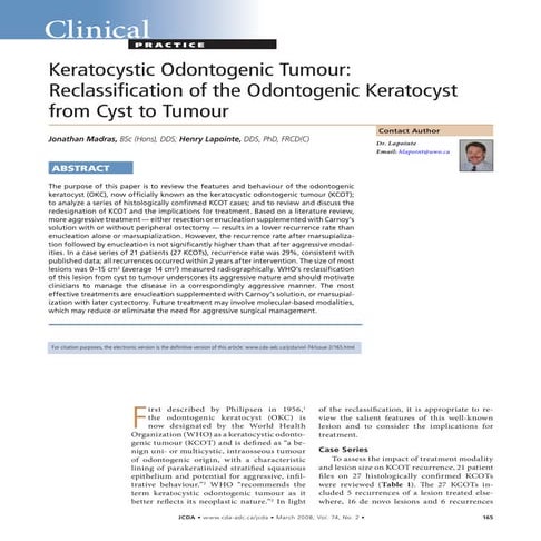 CARNOY’S SOLUTION AS A SURGICAL MEDICAMENT IN THE TREATMENT OF ...
